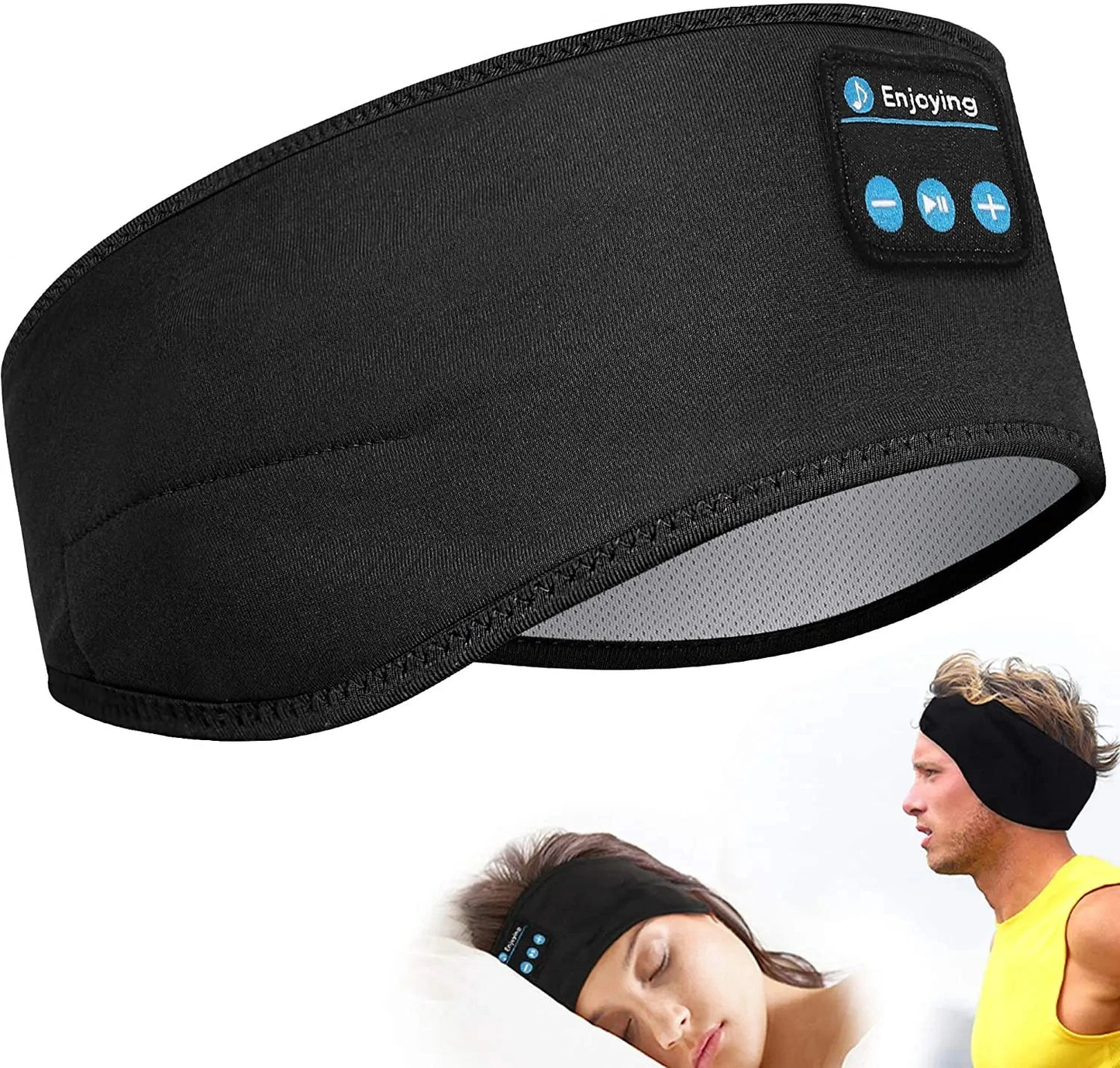 Thin Summer Sleep Headphones Bluetooth Mask Wireless Sports GlowCart