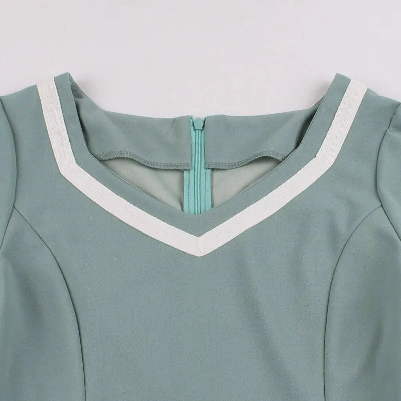 Tonval Vintage 50s Ladies Floral Pleated Rockabilly Dress GlowCart