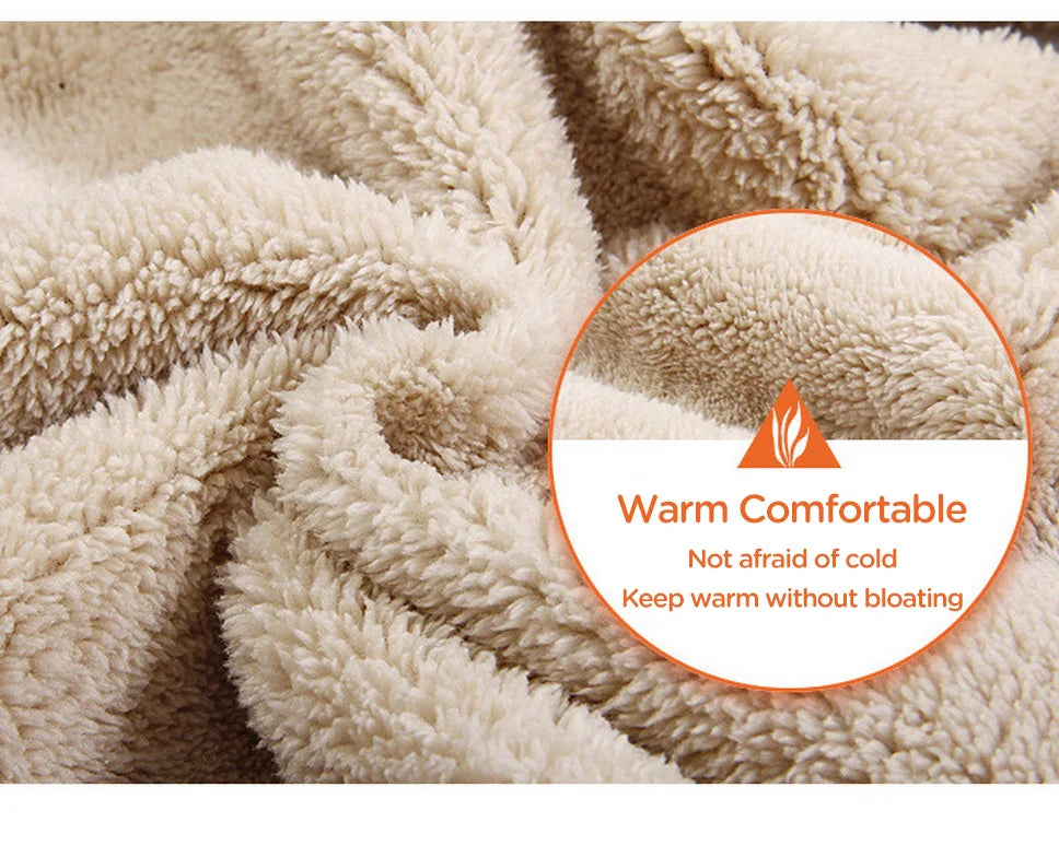 Women Winter Warm Leggings Thick Trousers Warm Fleece Plus