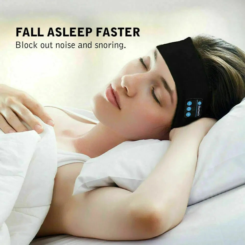 Wireless Bluetooth Earphone Sleeping Running Headband Stereo GlowCart