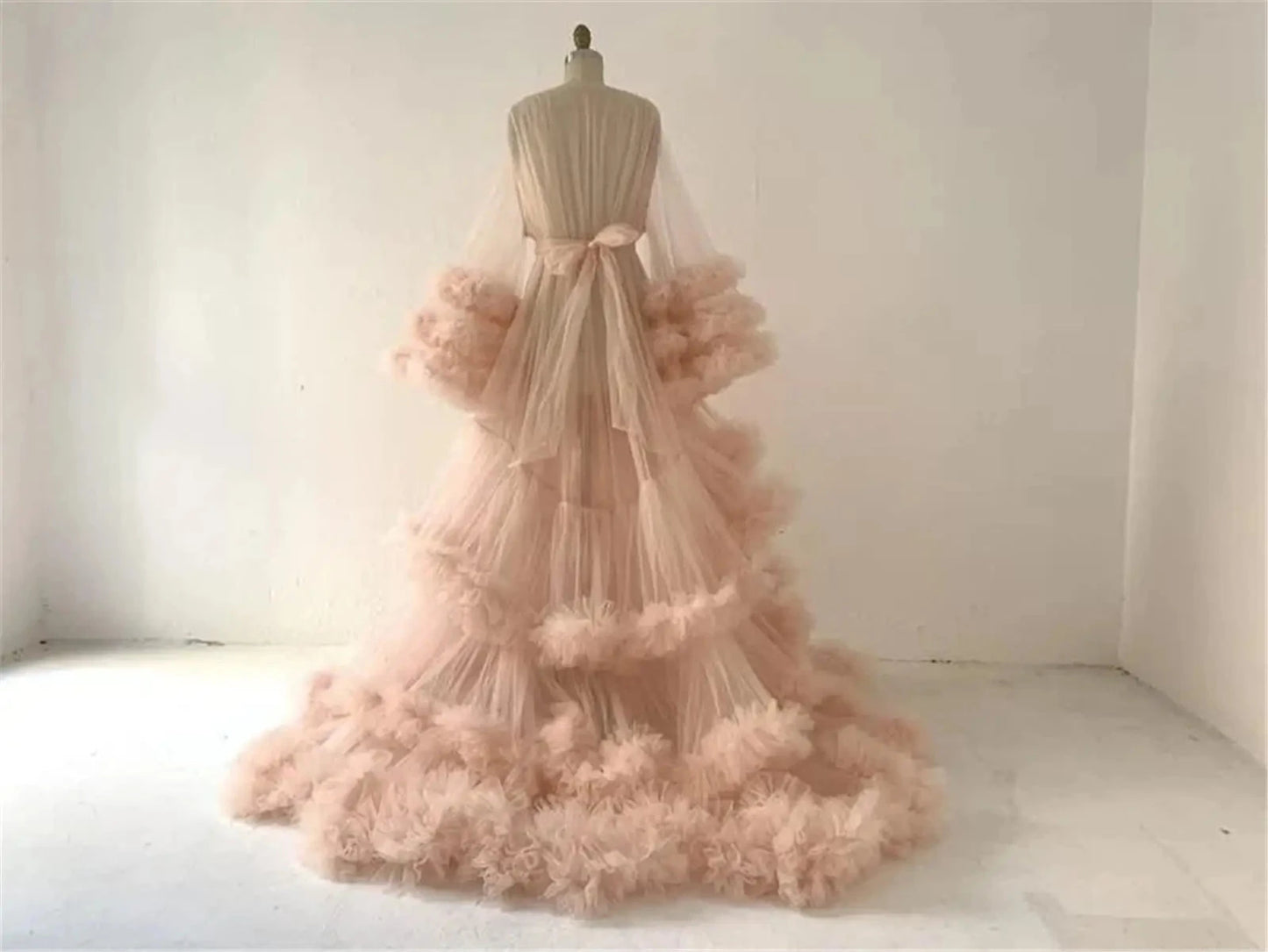 FK23 Customized Sexy Female Baby Shower Dress Tulle GlowCart