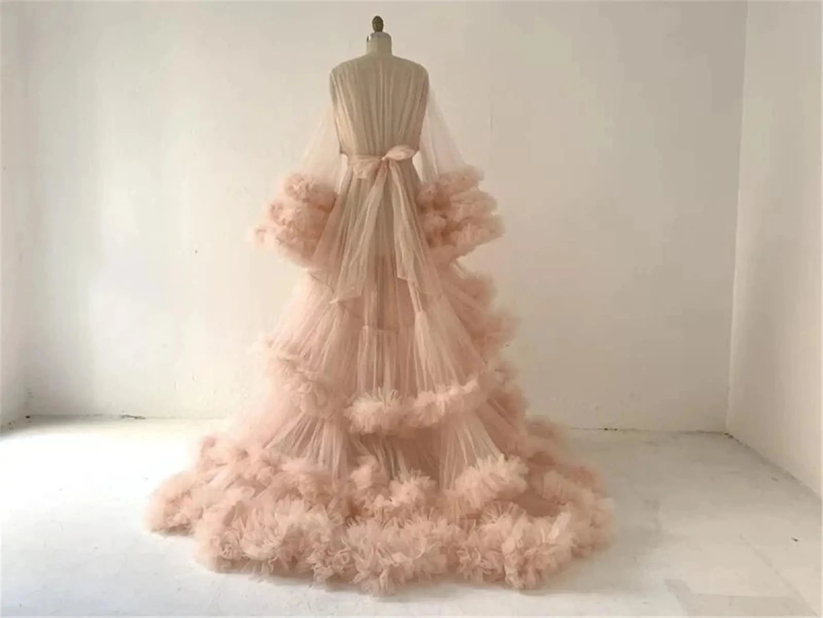FK23 Customized Sexy Female Baby Shower Dress Tulle GlowCart