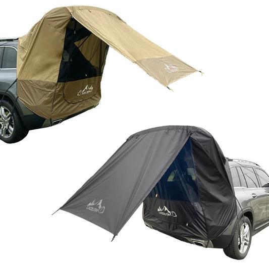 Car Trunk Tent Sunshade Rainproof Tailgate Shade Awning Tent GlowCart