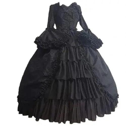 Medieval Dresses Gothiced Court Dress Royal Lady Ball Lolita GlowCart
