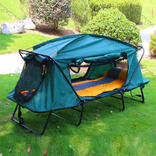 Single Person Off-Ground Camping Tent Bed Avoid Build GlowCart