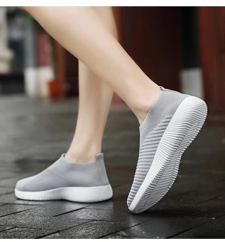 Women Vulcanized Shoes High Quality Women Sneakers Slip On GlowCart