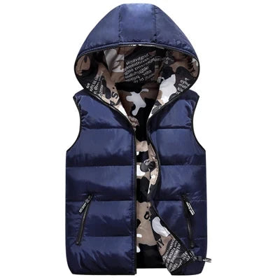 DIMUSI Winter Men's Vests Sleeveless Jackets Male GlowCart