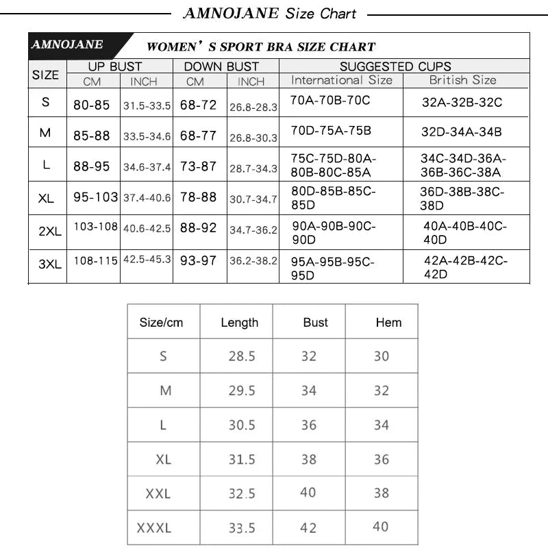 Sports Bras High Impact Push Up Bra Crop Top Fitness Women Large Big Size Underwear Wireless Running Gym Workout Active Wear Hot GlowCart