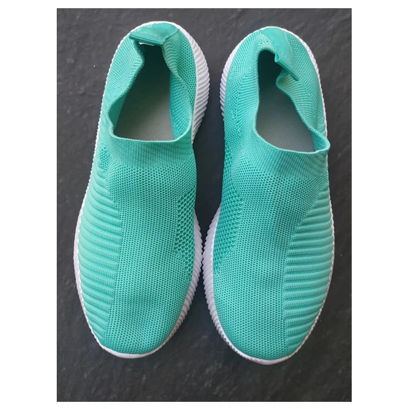 Women Vulcanized Shoes High Quality Women Sneakers Slip On GlowCart