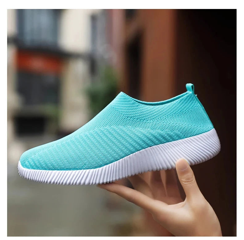 Women Vulcanized Shoes High Quality Women Sneakers Slip On GlowCart