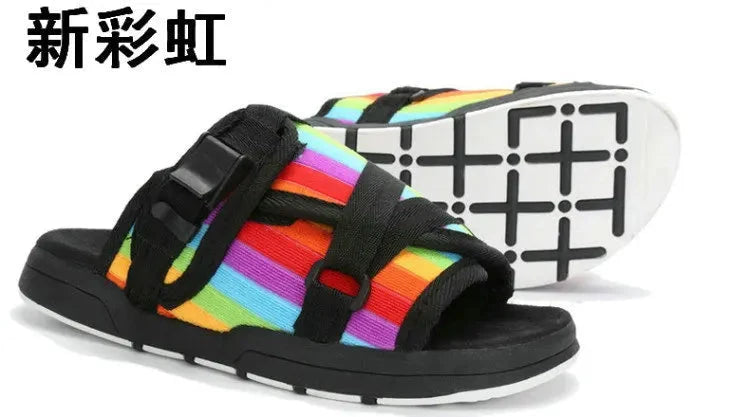 Men Summer Shoes Plus Size 36-45 Slippers Fashion Couple GlowCart