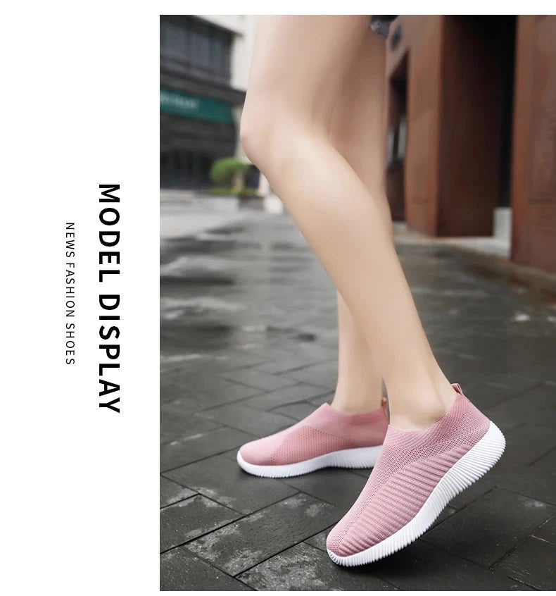 Women Vulcanized Shoes High Quality Women Sneakers Slip On GlowCart