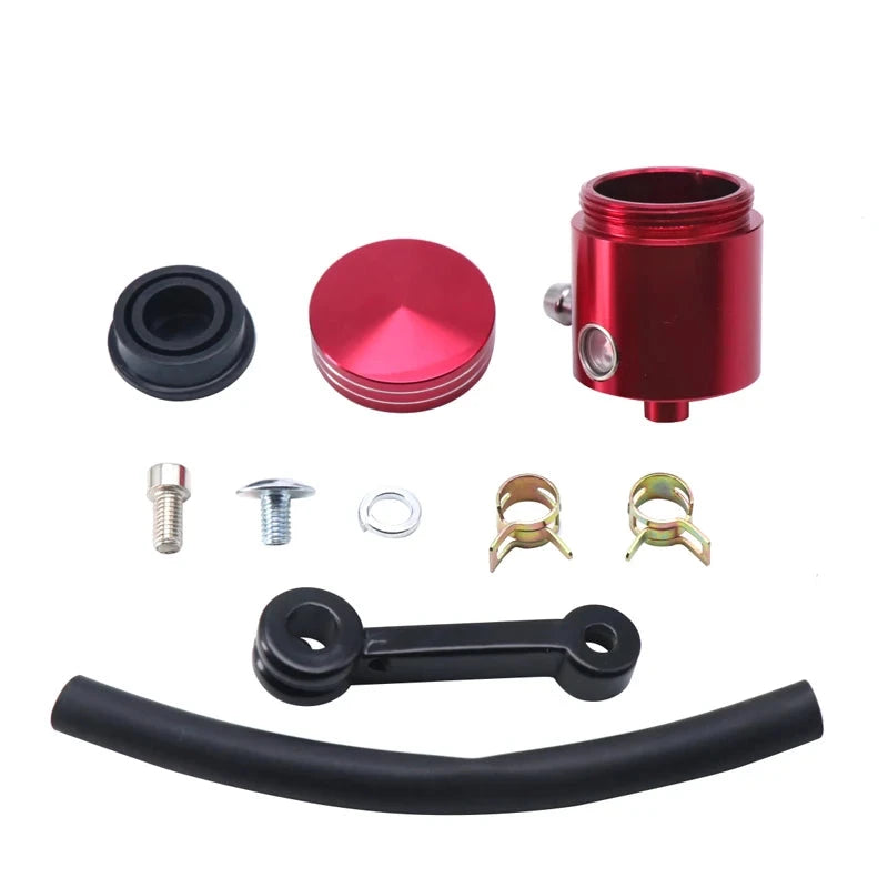 ZSDTRP Motorcycle Brake Fluid Reservoir Clutch Cylinder Tank Oil Fluid Cup For BAJAJ YAMAHA DUCATI Kawasaki Suzuki Honda CBR600 GlowCart