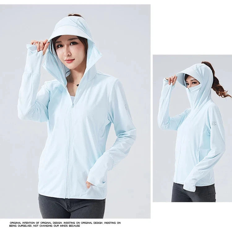 TRVLWEGO Summer Women Men Fishing Shirt UV Proof Coat Quick GlowCart