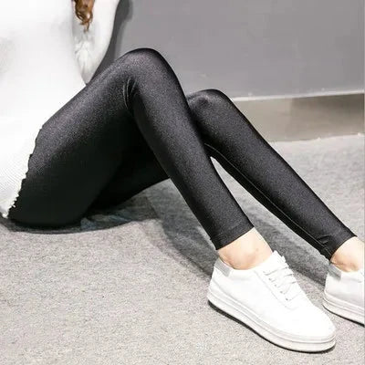 women spring autumn large size leggings lady summer knee GlowCart