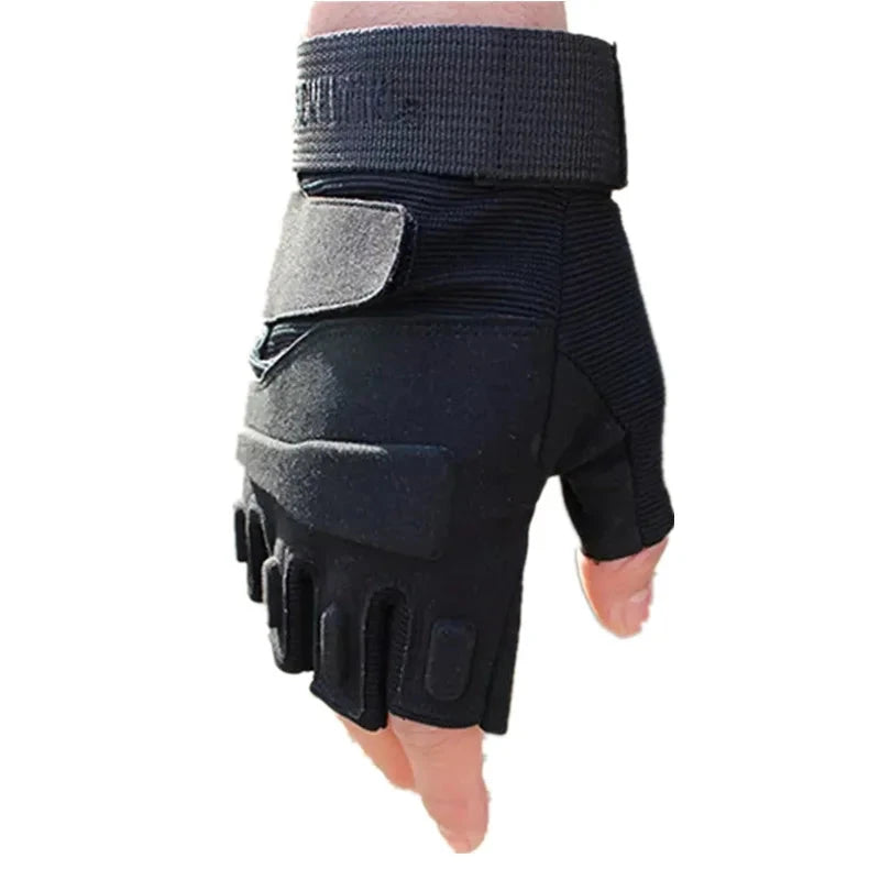 New Fingerless Tactical Gloves Men Women Kids Cycling Half GlowCart