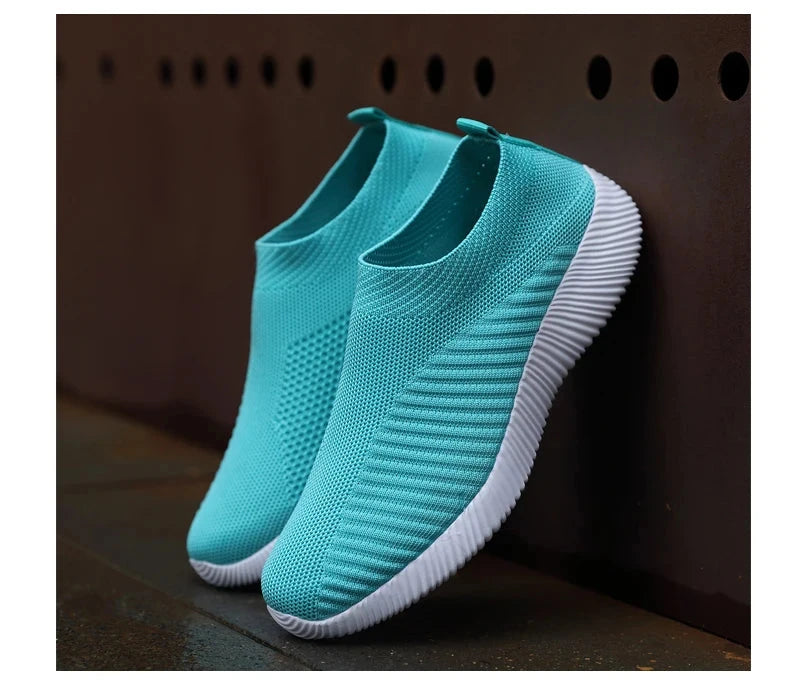 Women Vulcanized Shoes High Quality Women Sneakers Slip On GlowCart