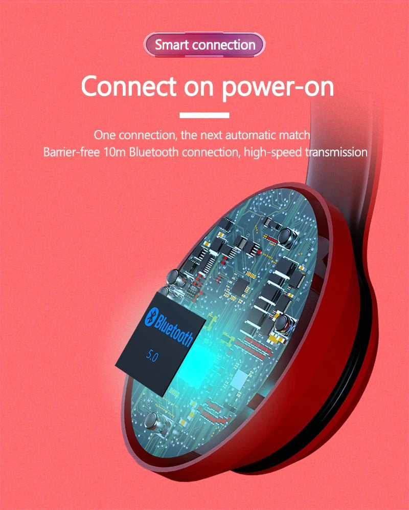 Lenovo HD200 Bluetooth Earphones Over-ear Foldable Computer GlowCart