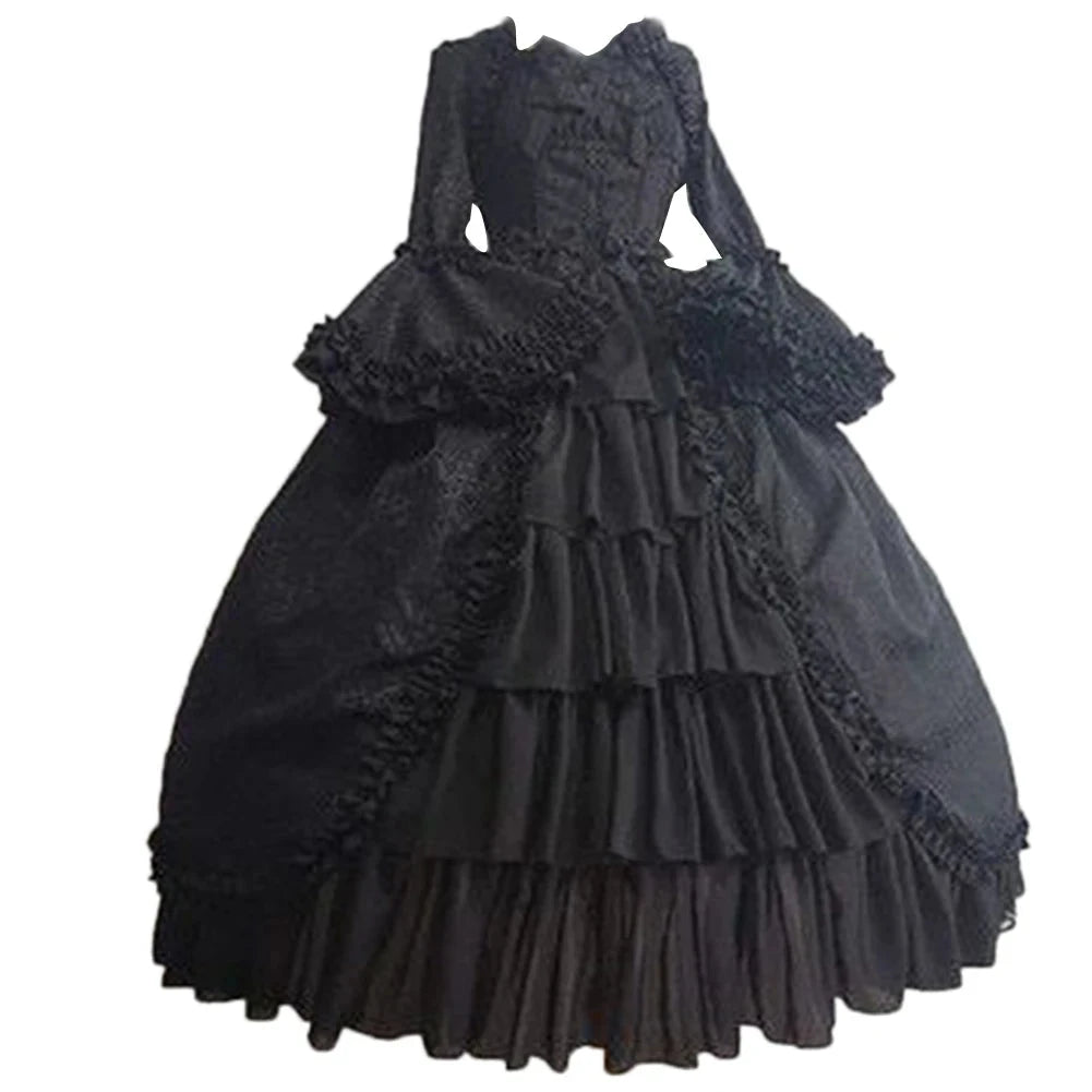 Medieval Dresses Gothiced Court Dress Royal Lady Ball Lolita GlowCart