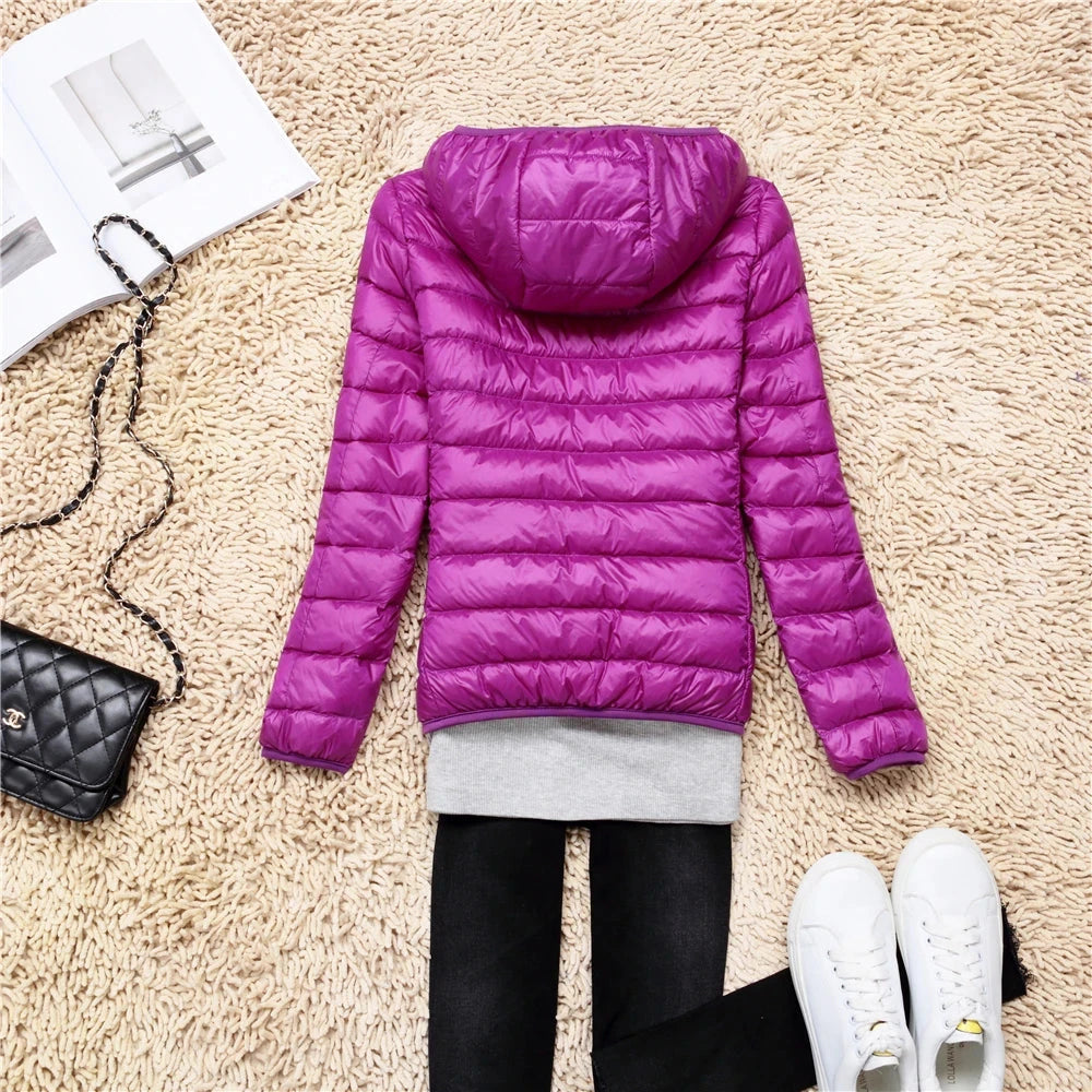 Women Puffer Jacket 15 Colors Plus Size 5XL 6XL 7XL 2025 New GlowCart