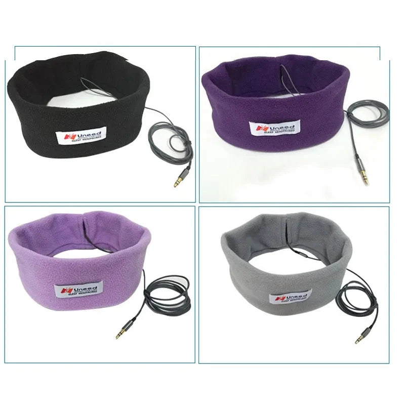 Wired Sleep Headset Sports Breathable Headband Soft Earphone GlowCart