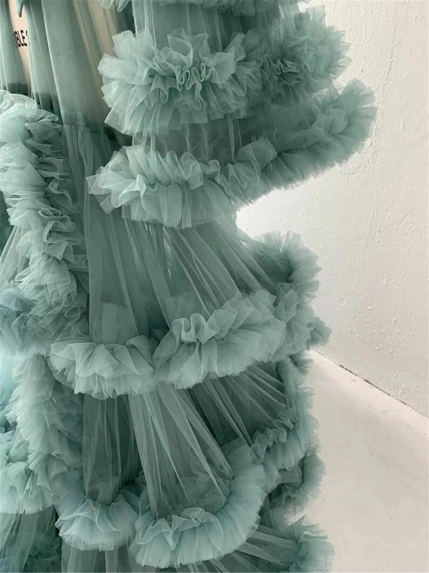 FK23 Customized Sexy Female Baby Shower Dress Tulle GlowCart