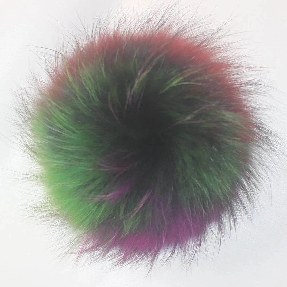 5pcs/Lot Natural Real Fur Pompoms For Knit Hats Caps GlowCart