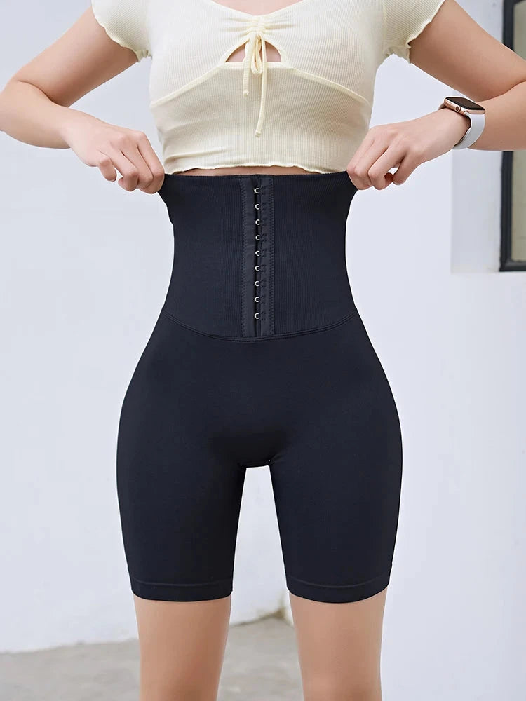 Fitness Women Corset Push Hip Postpartum High Waist Yoga GlowCart