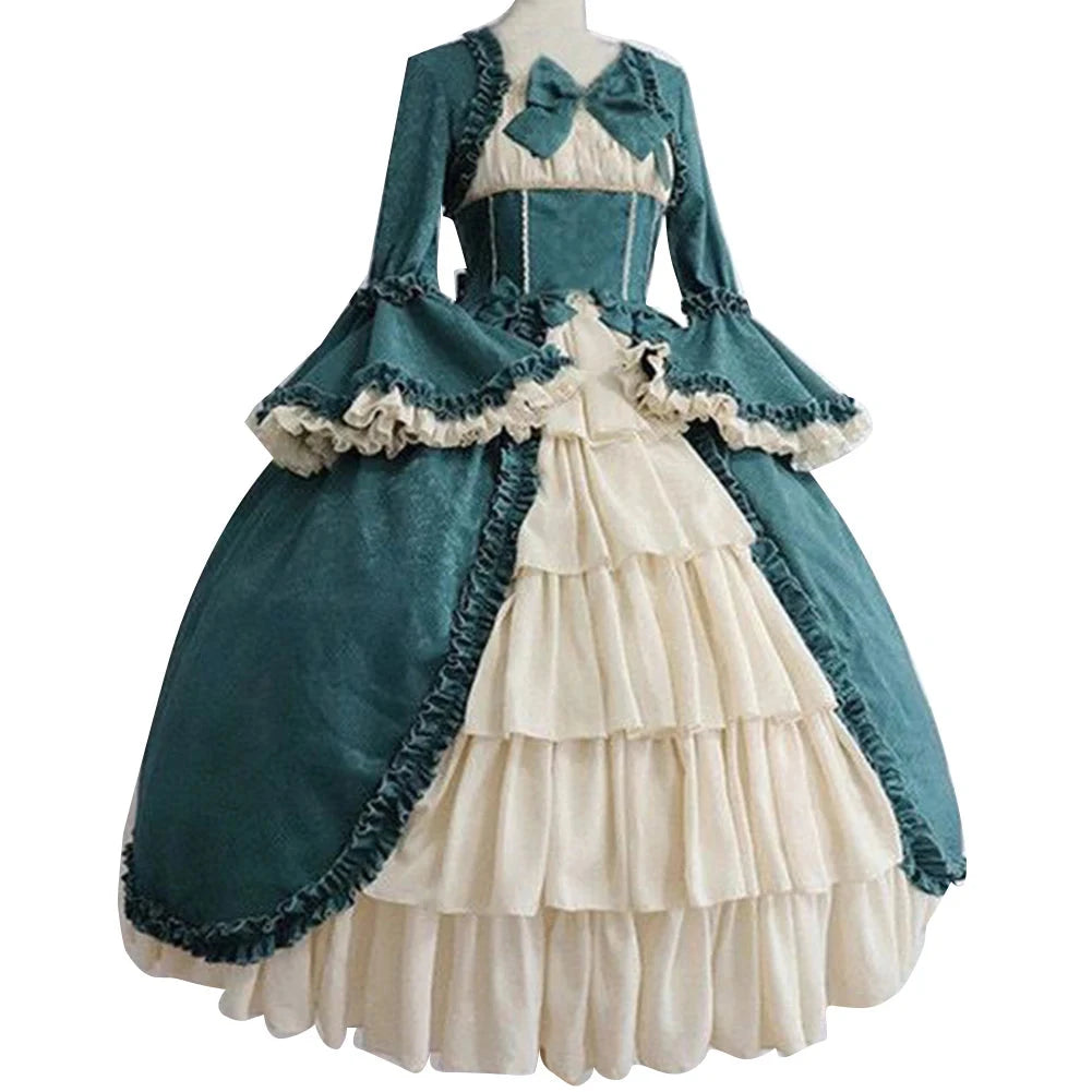 Medieval Dresses Gothiced Court Dress Royal Lady Ball Lolita GlowCart