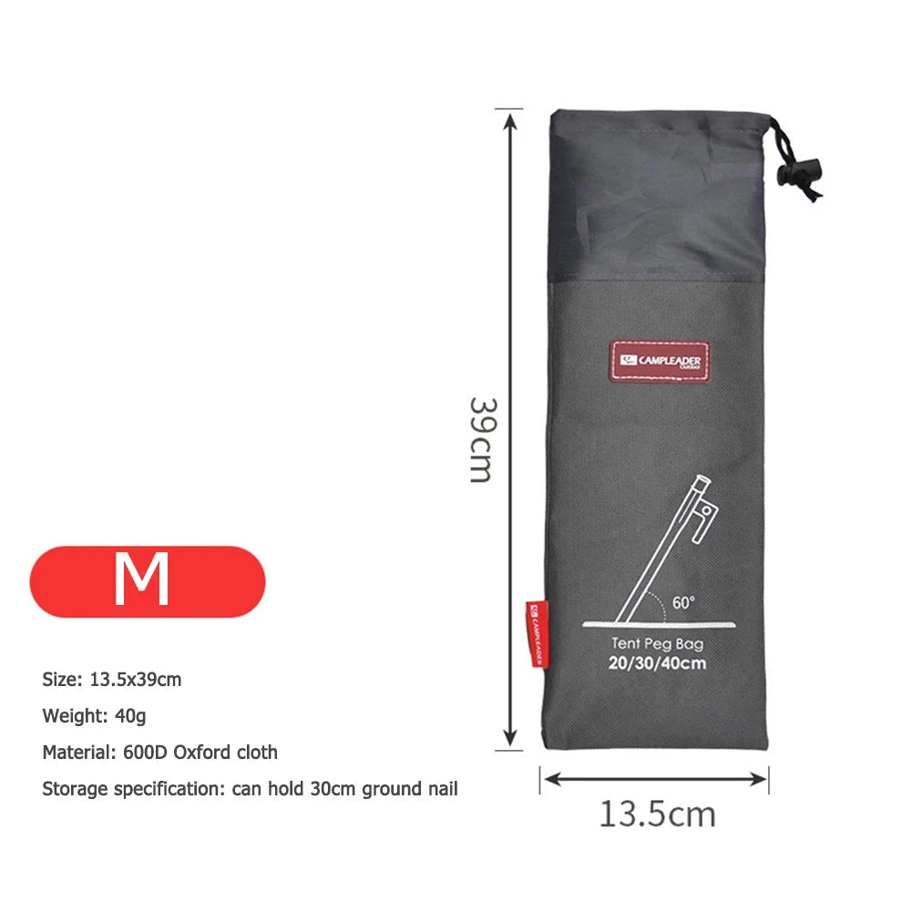 Outdoor Camping Equipment Stake Storage Bags Tent GlowCart