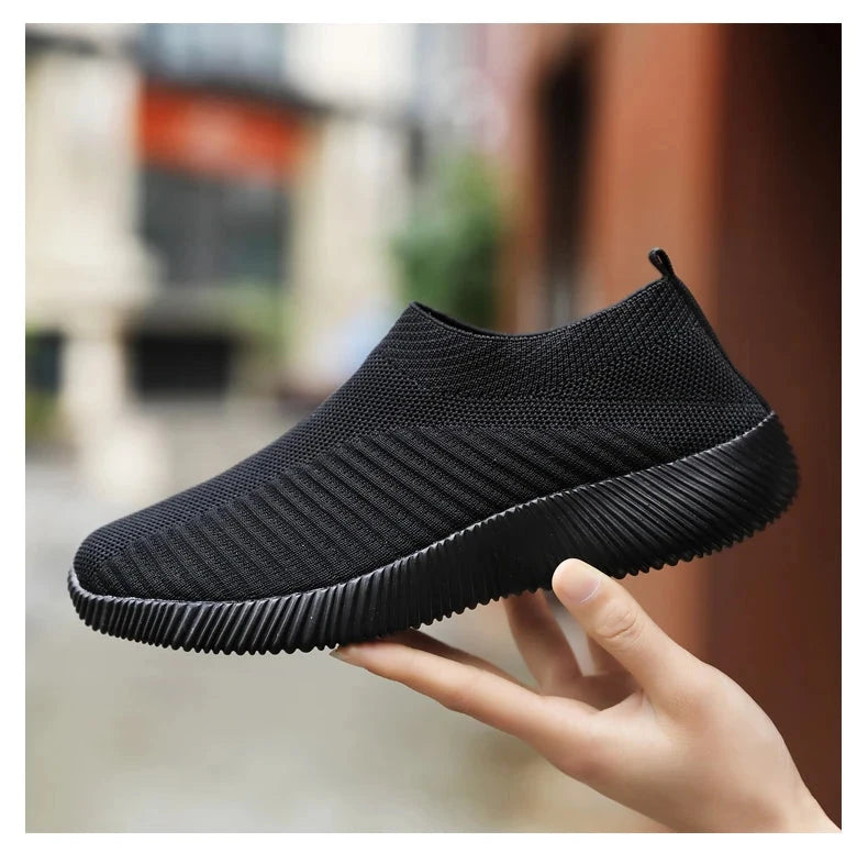 Women Vulcanized Shoes High Quality Women Sneakers Slip On GlowCart