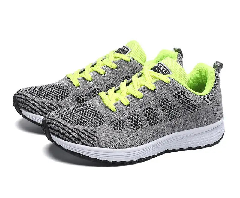 Women Casual Shoes Fashion Breathable Walking Mesh Flat