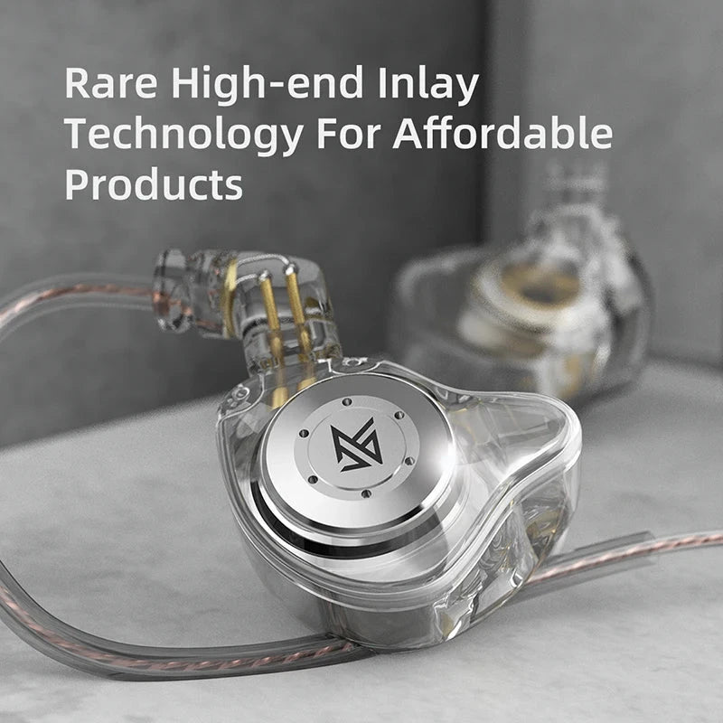 KZ EDX Pro Earphones Dynamic In Ear Monitor HiFi Wired GlowCart