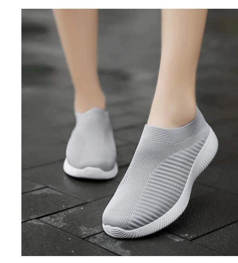 Women Vulcanized Shoes High Quality Women Sneakers Slip On GlowCart