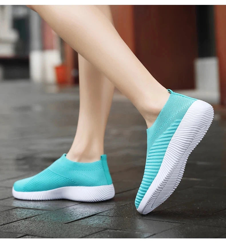 Women Vulcanized Shoes High Quality Women Sneakers Slip On GlowCart
