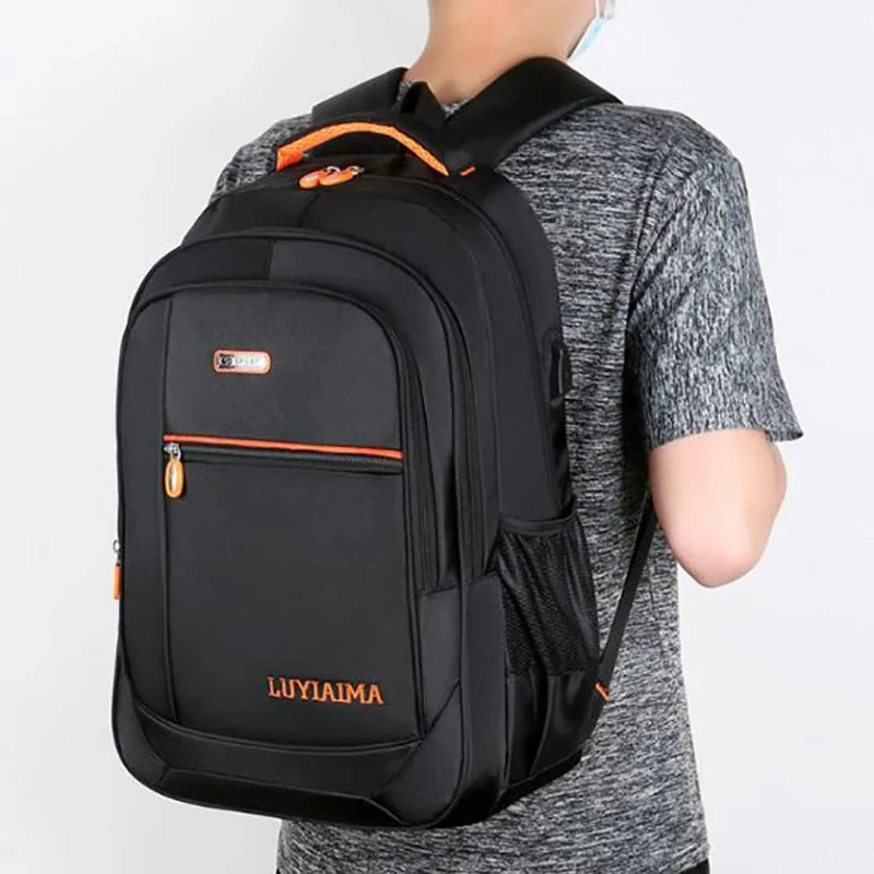 Men's backpack Unisex Waterproof Oxford 15 Inch Laptop GlowCart