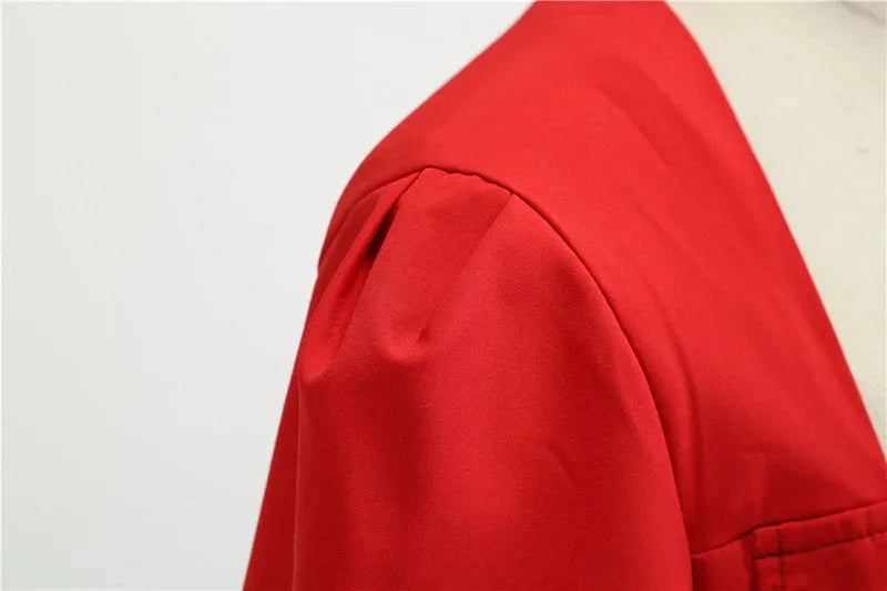 Women Square Collar Elegant Vintage Summer Dress Short GlowCart