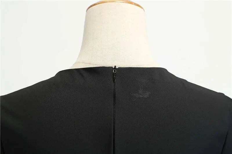 Women Square Collar Elegant Vintage Summer Dress Short GlowCart