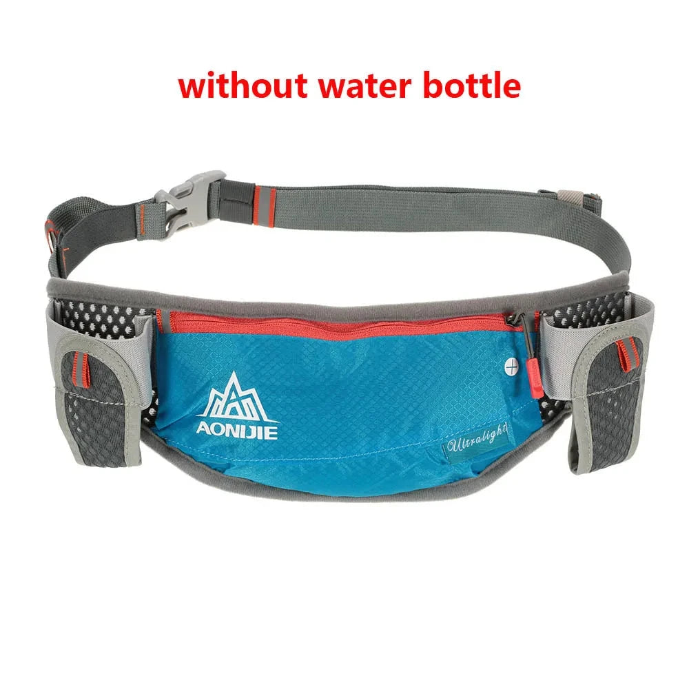AONIJIE Running Hydration Waist Pack With Two Water Bottle 170ml Bag  Belt Bottle Phone Holder Waterproof Jogging GlowCart
