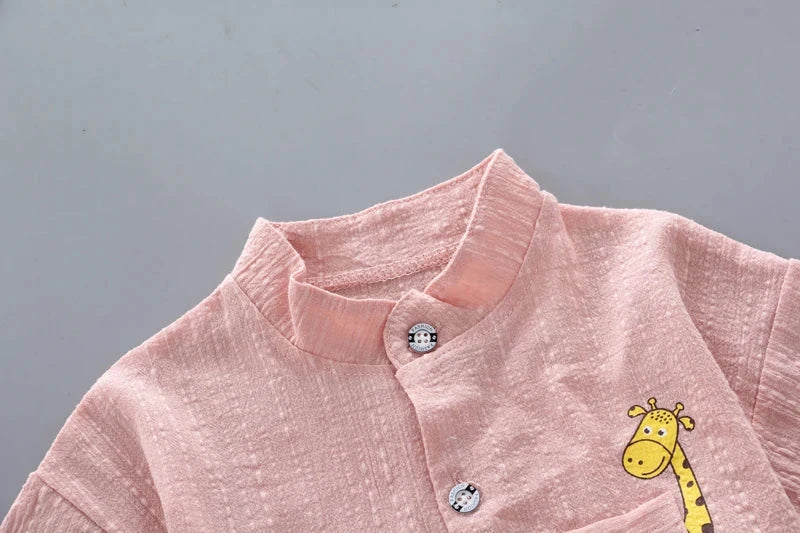 New Summer  Hot Sale Toddler Kids Baby Boys Shirt Cartoon GlowCart