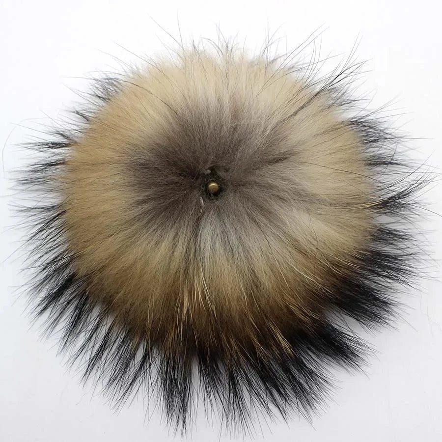 5pcs/Lot Natural Real Fur Pompoms For Knit Hats Caps GlowCart