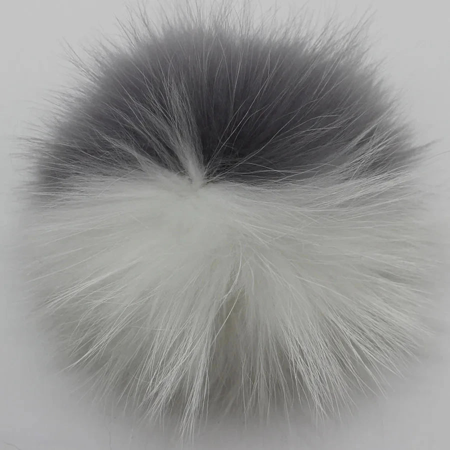 5pcs/ Lot DIY 14-15cm Large Red Black White Raccoon Fur GlowCart