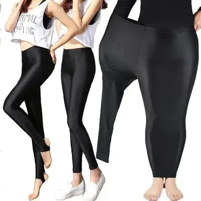 women spring autumn large size leggings lady summer knee GlowCart