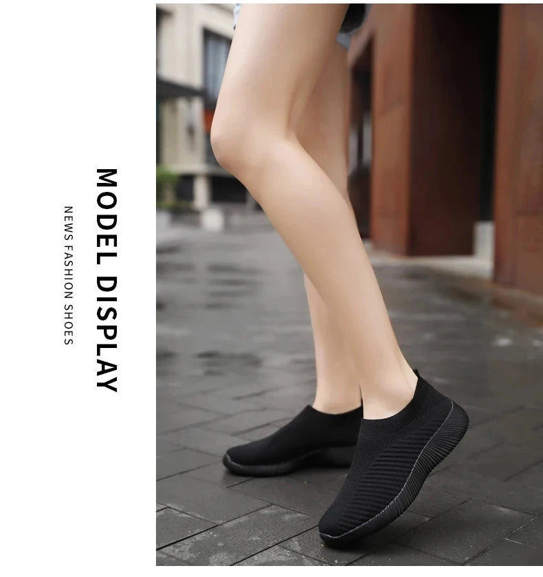 Women Vulcanized Shoes High Quality Women Sneakers Slip On GlowCart