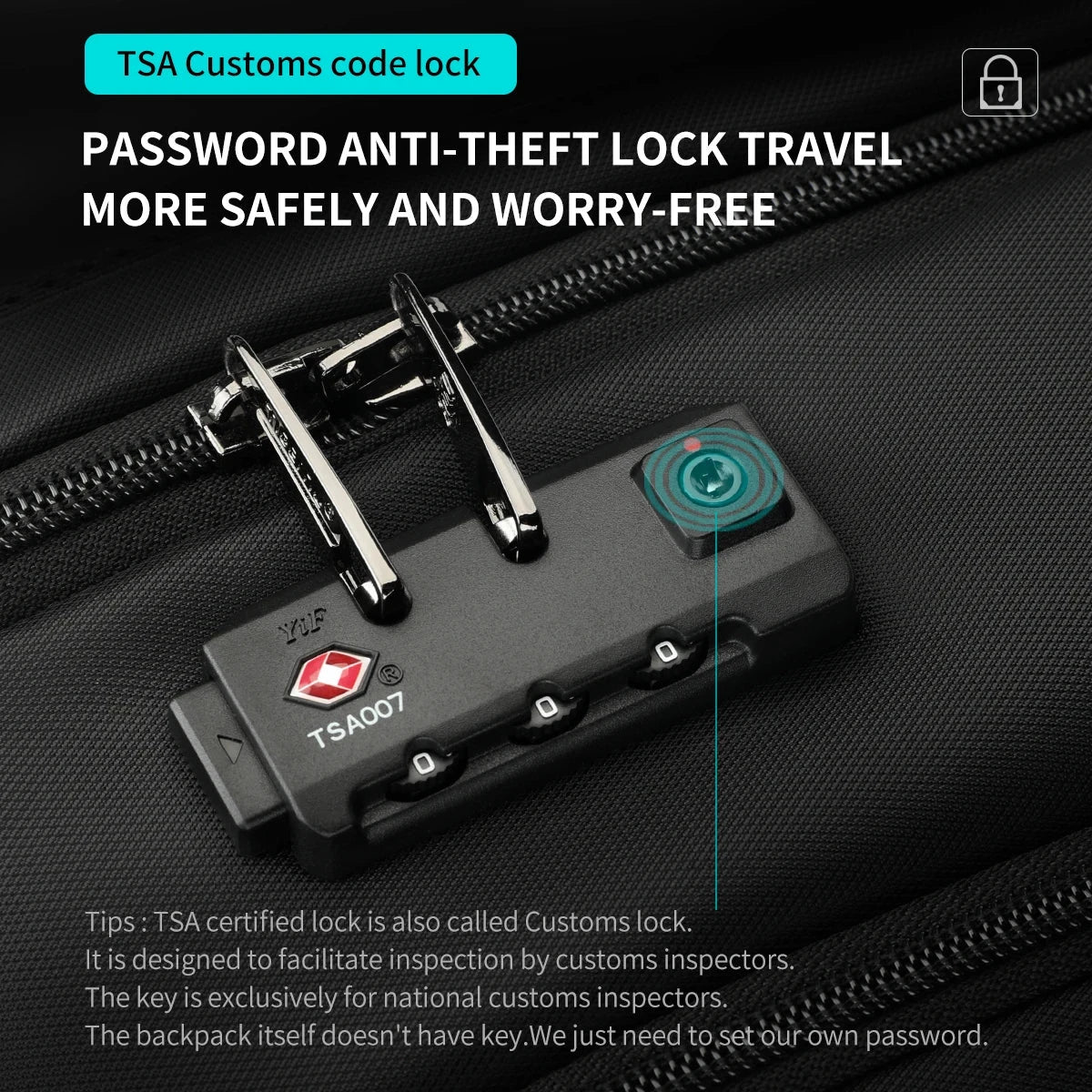 Tigernu Backpacks For Men TSA Anti Theft Bag 15.6inch Laptop GlowCart