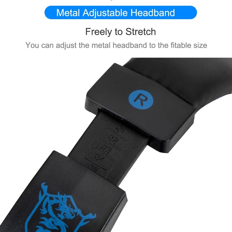 Professional Led Light Wired Gaming Headphones With GlowCart