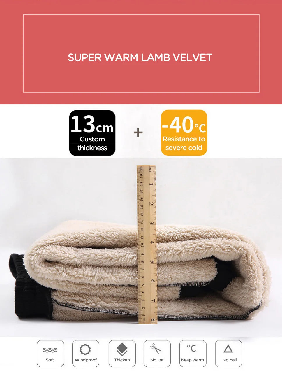 Women Winter Warm Leggings Thick Trousers Warm Fleece Plus