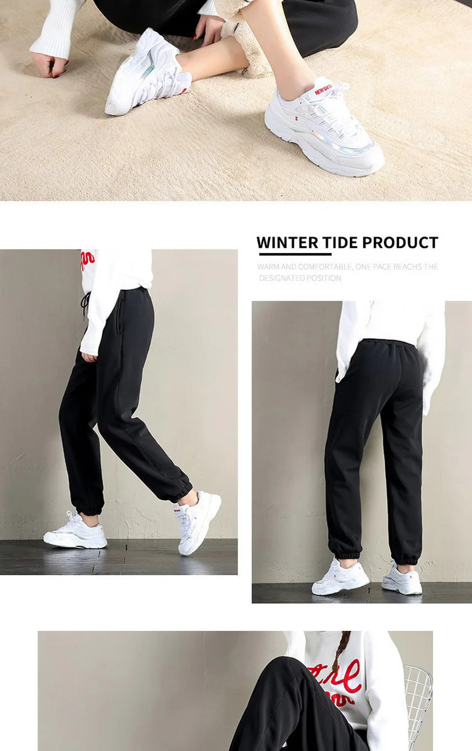 Women Winter Warm Leggings Thick Trousers Warm Fleece Plus
