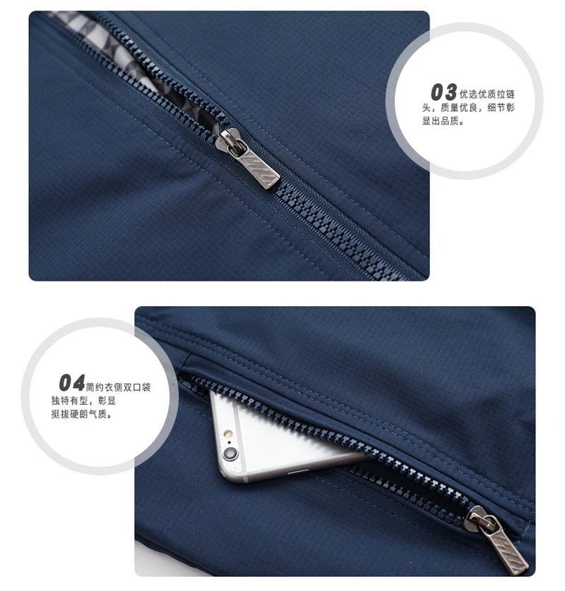 2025 Spring Autumn Casual Solid Fashion Slim Bomber Jacket