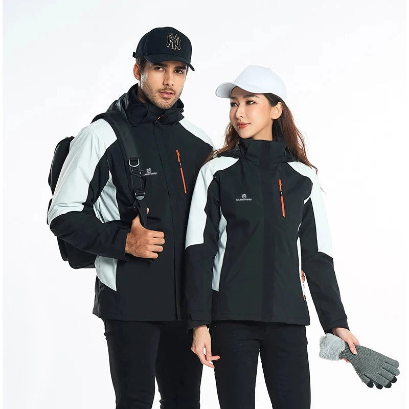 Queshark 3 in 1 Set Women Removable Fleece Jacket Waterproof GlowCart